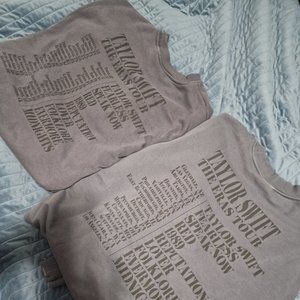 Taylor Swift Eras Tour mineral wash crewneck size L - "Made in Egypt"